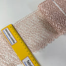 Light Pink Brussels Lace Trim – 100mm