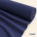 Dark Blue Linen Fabric — hero