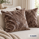 Beige velvet cushion covers — illustrative sewing use
