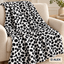 Black and White Dalmatian Print Fleece Fabric illustrative use-case