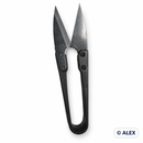 Black all-metal thread snips