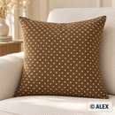 Brown Corduroy Fabric with Polka Dots — sewing project inspiration