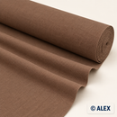 Brown cotton canvas fabric roll