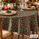 Holly and Berries Christmas Cotton Fabric — sewing inspiration