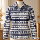 Navy Nordic Snowflakes on White Christmas Polycotton Fabric — sewing inspiration