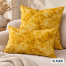 Yellow Mottled Cotton Fabric — sewing inspiration