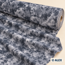 Grey Mottled Cotton Fabric — fabric detail