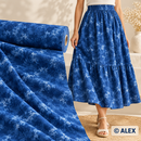 Dark Blue Mottled Cotton Fabric — sewing inspiration