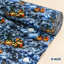 Halloween Pumpkins Cotton Fabric — fabric detail