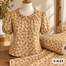 Small Vintage Roses Cotton Fabric — sewing inspiration