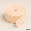 Peach Beige cotton bias binding, 2 cm