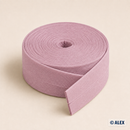 Plum cotton bias binding, 2 cm