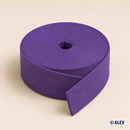 Purple cotton bias binding, 2 cm