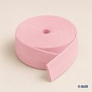 Rose Pink cotton bias binding, 2 cm