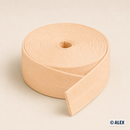Sand Beige cotton bias binding, 2 cm