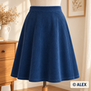 Dark Blue Corduroy Fabric — sewing project inspiration