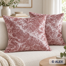 Dusty Pink velvet cushion covers — illustrative sewing use