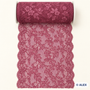 Mauve Floral Vine Elastic Lace – 17 cm product view