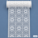 White Daisy Grid Elastic Lace – 17 cm product view