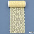 Yellow Small Floral Elastic Lace – 16 cm product view