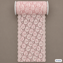 Light Pink Ribbon Loop Elastic Lace – 14 cm product view