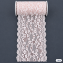 Light Pink Small Floral Elastic Lace – 15 cm product view