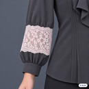 Light Pink Small Floral Elastic Lace – 15 cm example use