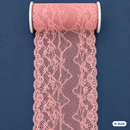 Pink Abstract Floral Elastic Lace – 15 cm product view