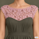 Pink Rose Vine Elastic Lace – 15 cm example use