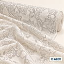 White Floral Lace Fabric — fabric roll
