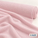 Light Pink Towelling Fabric — fabric roll