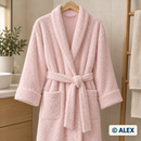 Light Pink Towelling Fabric — sewing use example