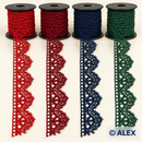 Fan Edge Brussels Lace – 2.5 cm, all colours