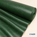 Green Crackle faux leather fabric roll