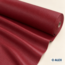 Burgundy Fine Grain faux leather fabric roll