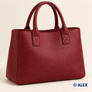 Burgundy Fine Grain faux leather sewing inspiration