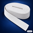 White 3 cm flat elastic