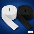 5 cm flat elastic in black and white
