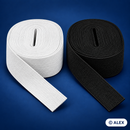 7 cm flat elastic in black and white
