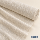 Ivory Cotton Lace Fabric on a roll