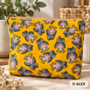 Owls on Yellow Cotton Corduroy Fabric — sewing inspiration