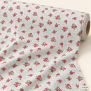 Pink Roses and Scrolls Organic Cotton Fabric – fabric roll