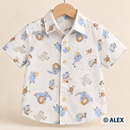 Pastel Safari Animals organic cotton clothing sewing inspiration