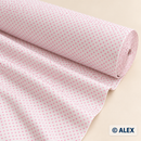Light Pink Polka Dots organic cotton fabric roll