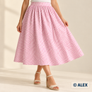 Deep Pink Polka Dots organic cotton clothing sewing inspiration