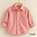 Red Stripes organic cotton clothing sewing inspiration