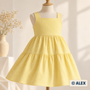Yellow Stripes organic cotton clothing sewing inspiration
