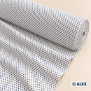 Navy Polka Dots organic cotton fabric roll