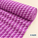 Purple Geometric Diamonds Cotton Fabric