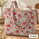 Pink Daisies and Flowers Cotton Fabric — sewing inspiration